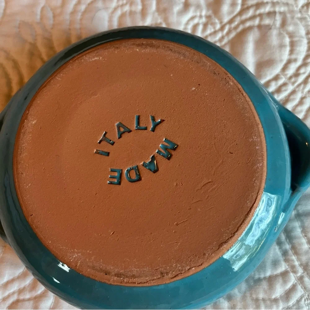 De Silva Terre D’Umbria Handmade  Terracotta bowl from Italy 5 1/2”